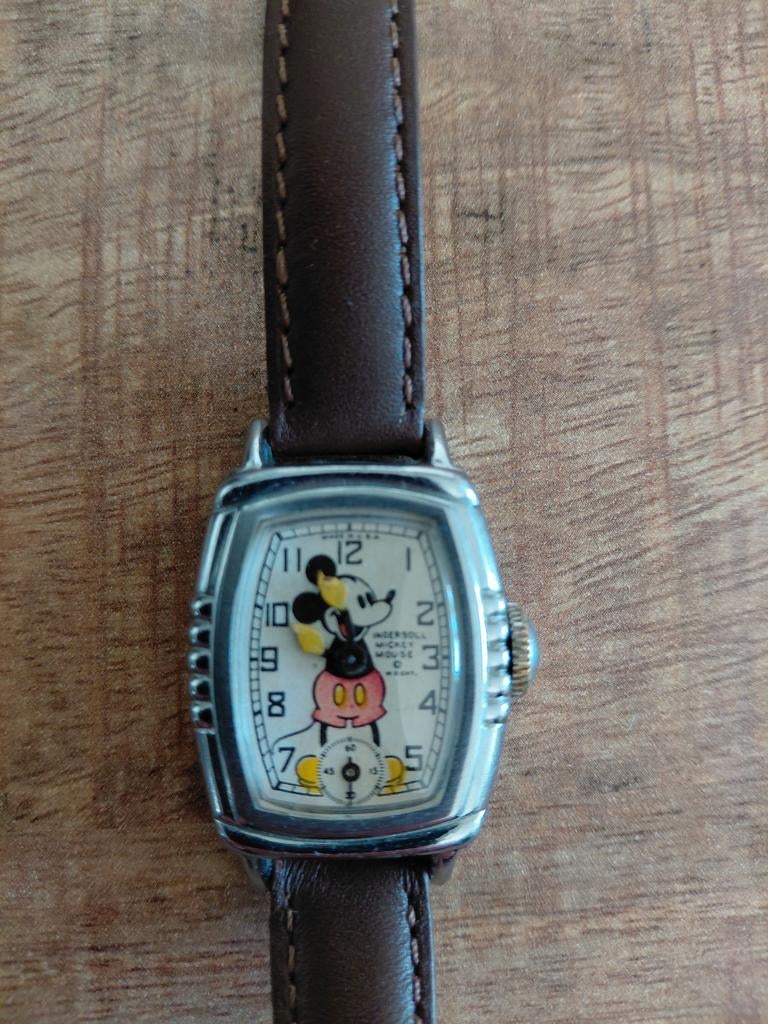 Mickey mouse horloge oud, Ophalen of Verzenden, Jongen of Meisje