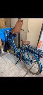 Cortina U4 moederfiets blauw, Dubbele standaard, 1 zitje, Ophalen, Overige merken