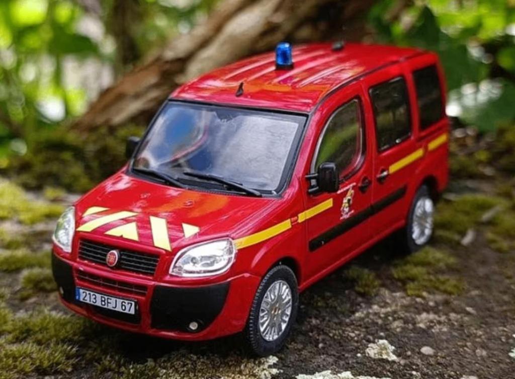 Fiat Doblo VLCDG Bas-Rhin BRANDWEER schaal 1/43 # 62, Verzenden, Nieuw, Auto, Overige merken