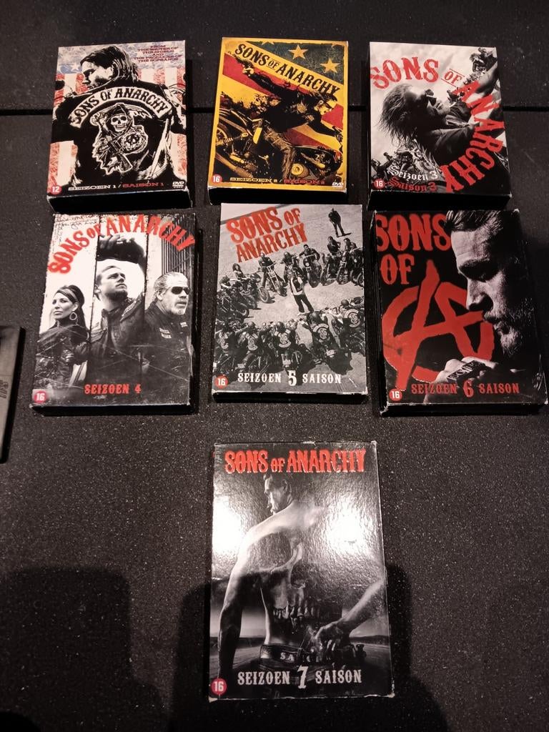 Sons of anarchy dvd complete serie seizoen 1 tot 7, Ophalen of Verzenden, Zo goed als nieuw