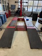 OMER schaar hefbrug, 4400 kg, APK-brug, gekeurd, brugcrick, Ophalen