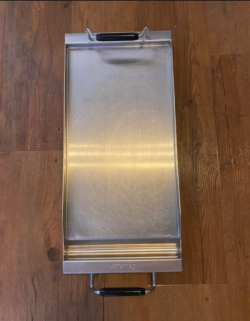 Smeg teppanyaki bakplaat, Witgoed en Apparatuur, Grillplaten, Ophalen of Verzenden, Zo goed als nieuw