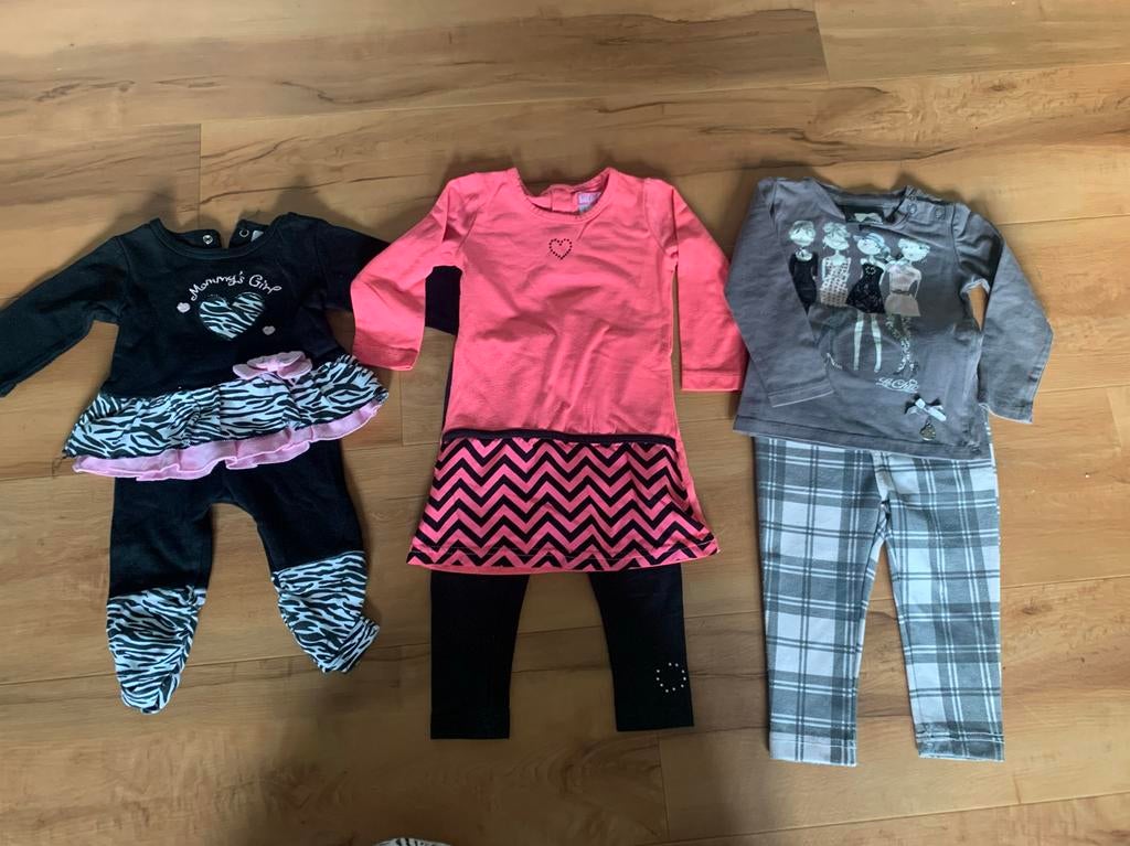 Leuke setjes kleding voor meisjes, maat 74 oa Le Chic, Kinderen en Baby's, Ophalen of Verzenden, Gebruikt, Meisje