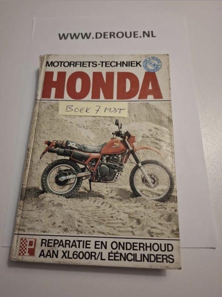 BOEK 7 MOTORFIETS & TECHNIEK HONDA XL600R/L ÉÉNCILINDERS, Ophalen of Verzenden, Gelezen