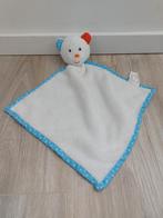 Knuffel knuffeldoekje action zd trading beer wit L1645, Kinderen en Baby's, Speelgoed | Knuffels en Pluche, Ophalen of Verzenden