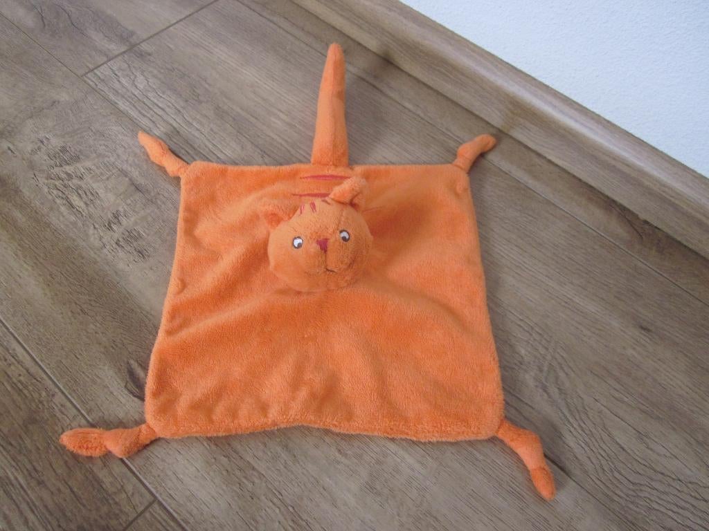 Happy Horse Jet Boeke Dikkie Dik oranje poes rammel-knispers, Kinderen en Baby's, Speelgoed | Knuffels en Pluche, Oranje, Overige karakters