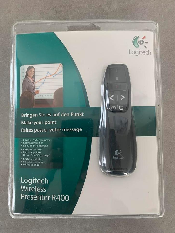 Logitech Wireless Presenter R400, Computers en Software, Presenters, Windows, Ophalen of Verzenden