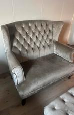 Loveseat fluweel champagne - Elegant en comfortabel, Ophalen, Gebruikt, 150 tot 200 cm, Tweepersoons
