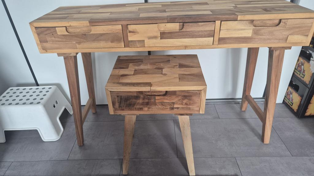 Sidetable set, Ophalen, 25 tot 50 cm, Rechthoekig, 100 tot 150 cm