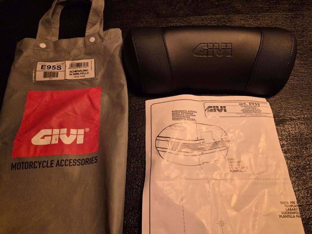 GIVI E95S Rugleuning voor Topkoffer - Nieuw, Ophalen of Verzenden, Nieuw