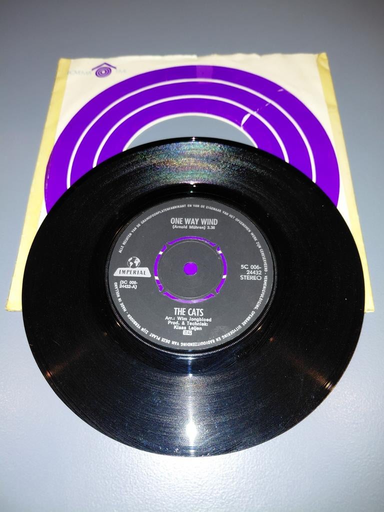 The Cats - one way wind, Cd's en Dvd's, Vinyl Singles, Ophalen of Verzenden, Gebruikt, 7 inch, Pop