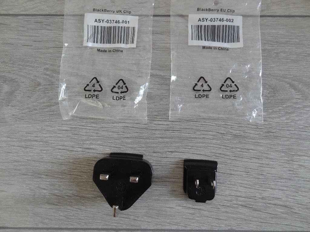 NIEUW! Blackberry UK en EU Adapter >Snelle Verzending!<, Telecommunicatie, Mobiele telefoons | Toebehoren en Onderdelen, Ophalen
