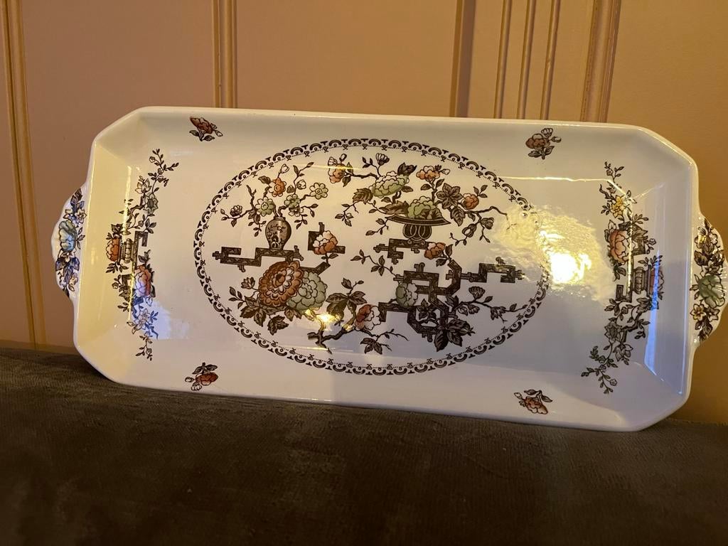 Vintage Crown Ducal Formosa serveerschaal, Antiek en Kunst, Antiek | Porselein, Ophalen of Verzenden