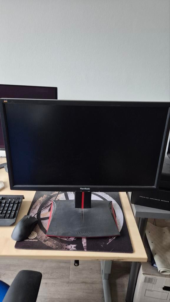 Viewsonic XG2401 Gaming Monitor + DisplayPort Kabel, 101 t/m 150 Hz, Full HD, Zo goed als nieuw, 1 tot 2 ms