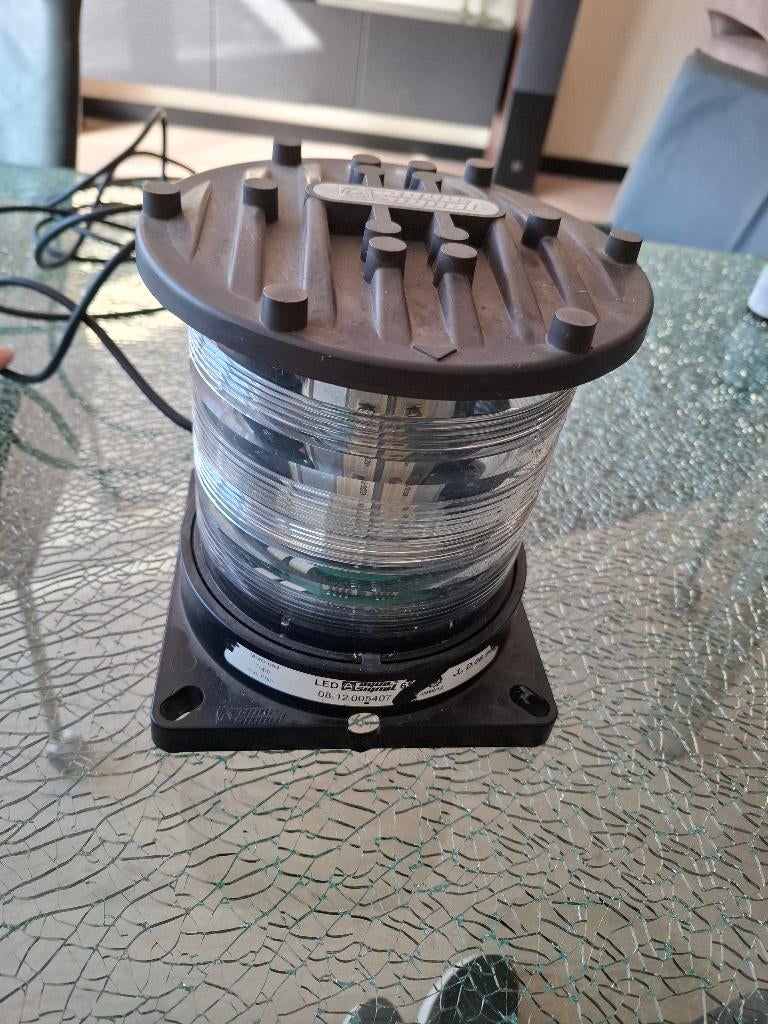 Scheepslamp, Ophalen, Zo goed als nieuw, Motorboot, Gebruiksvoorwerp