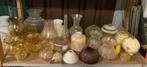 Diverse lampenkappen - Wit, glas, diverse vormen, 25 tot 50 cm, Wit, Retro vitage, Ophalen of Verzenden