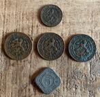 verzameling munten Curaçao, Ophalen, Koningin Wilhelmina, 5 cent, Setje