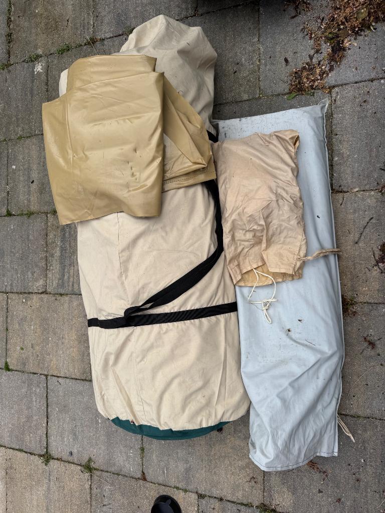 Grote tent, Caravans en Kamperen, Tenten, Ophalen, Gebruikt, Tot en met 6