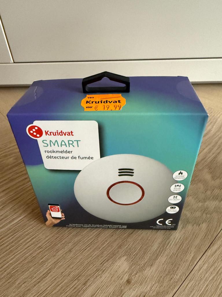 Nieuw: Smart rookmelder Kruidvat, Ophalen of Verzenden, Nieuw, Detector, Sensor of Melder, Rook