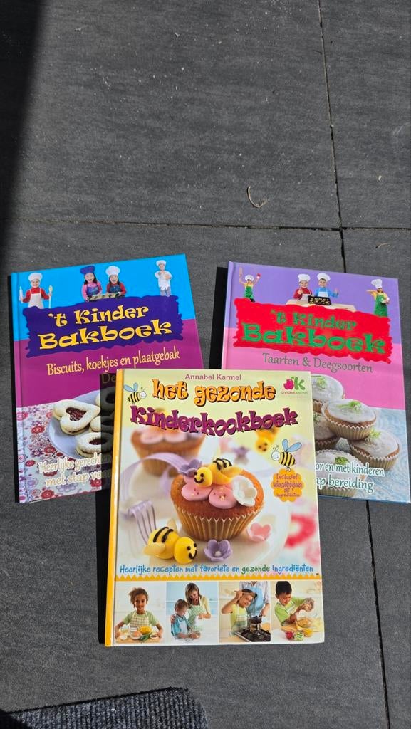 3 Kinderkookboeken: Bakken, Taarten & Gezond Koken, Boeken, Kookboeken, Ophalen of Verzenden, Annabel Karmel, Gezond koken, Overige gebieden