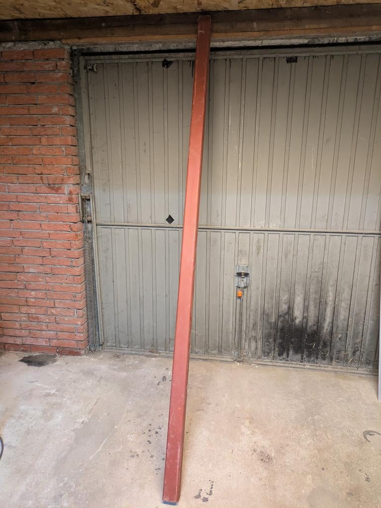 Koker 70x70x5mm, lengte 2470mm, Doe-het-zelf en Verbouw, Metalen, Ophalen