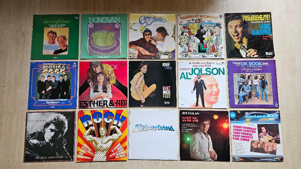 Partij LP's van verschillende artiesten (2), Cd's en Dvd's, Vinyl | Pop, Ophalen, Gebruikt, Originele persing, 1970 - 1979