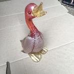 Glazen Eend Decoratie - Voet gelijmd, Ophalen of Verzenden