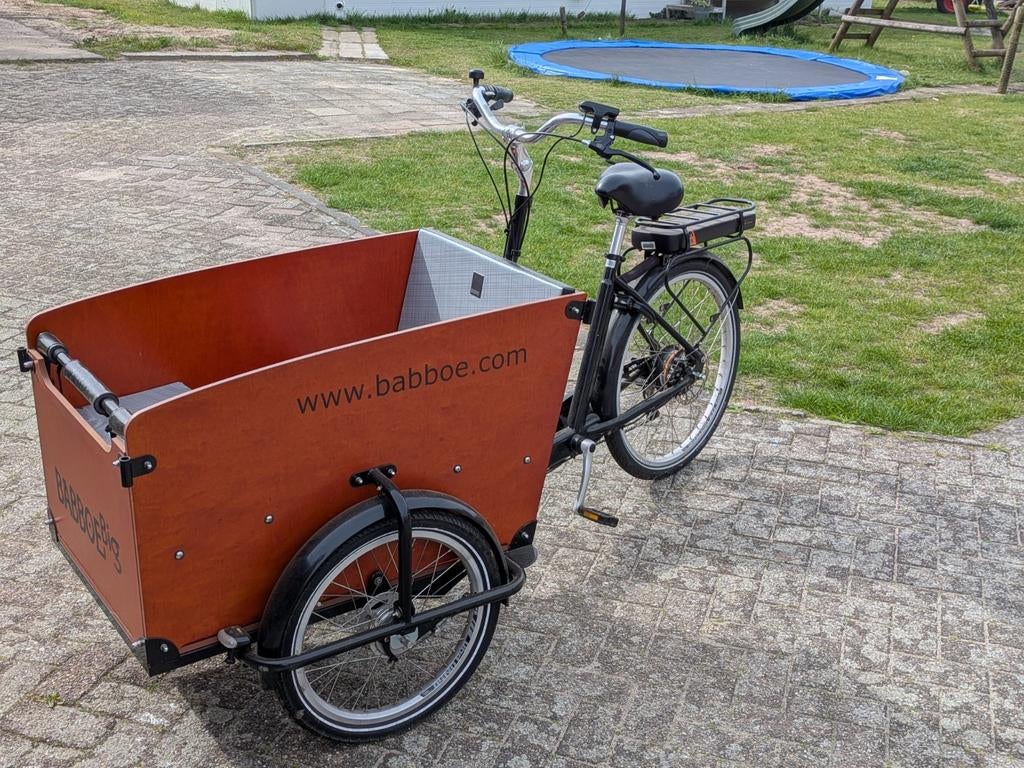 Elektrische bakfiets, 4 kinderen of meer, Elektrisch, Zo goed als nieuw, Schijfrem