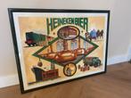 Heineken Bier vintage advertentie ingelijst, Ophalen of Verzenden