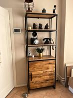 Nette Stellingkast – Wit met Houtlook – 191 cm hoog, Huis en Inrichting, Kasten | Stellingkasten, Ophalen, Zo goed als nieuw