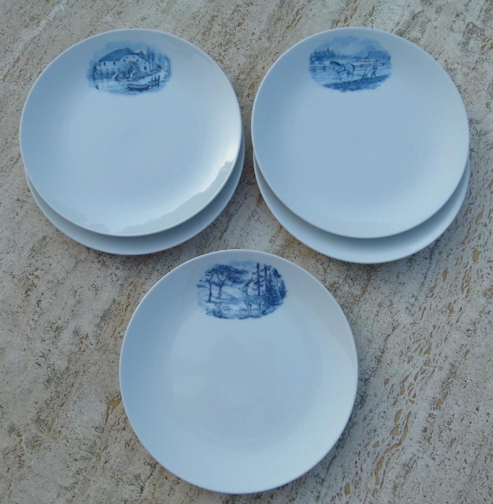 Remia Nederlandse Streek Servies Ontbijtborden + Botervloten, Huis en Inrichting, Keuken | Servies, Nieuw, Ophalen of Verzenden