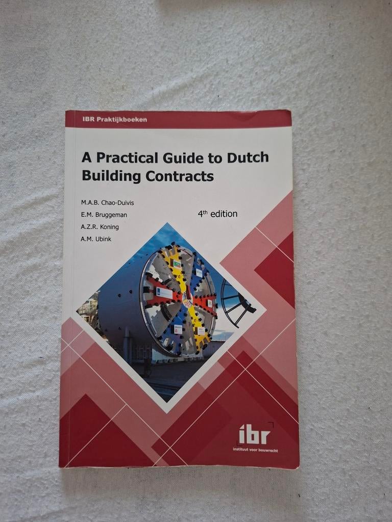 A practical guide to Dutch building contracts, Sociale wetenschap, Ophalen of Verzenden, Zo goed als nieuw, M.A.B. Chao-Duivis; E.M. Bruggeman; A.Z.R. Koning; A.M. Ubink