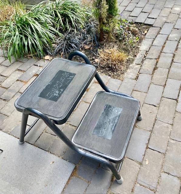 Caravan-opstapje GERJAK, 2 anti-slip treden. KOOPJE € 15,00., Ophalen of Verzenden, Gebruikt