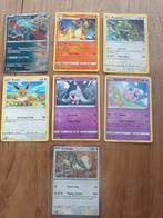 Diverse Pokémon kaarten - Charizard, Roaring Moon, Eevee, Ophalen of Verzenden, Gebruikt, Meerdere kaarten, Foil