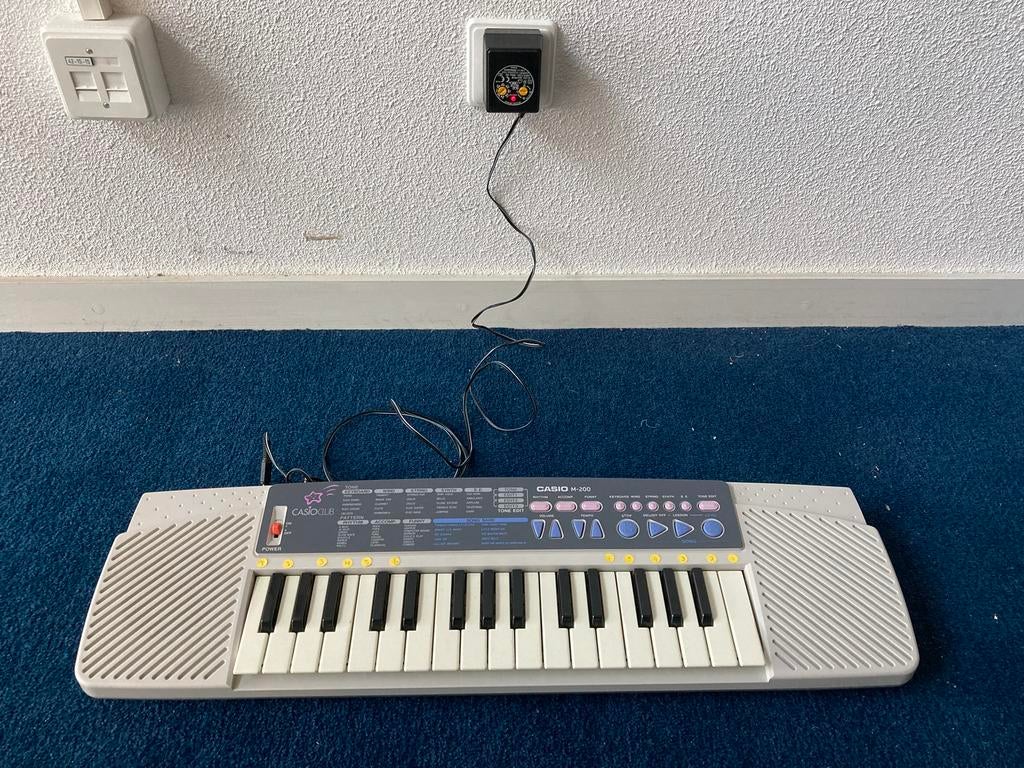 Casio Club keyboard kids M-200, Ophalen of Verzenden, Zo goed als nieuw, Overige aantallen, Casio