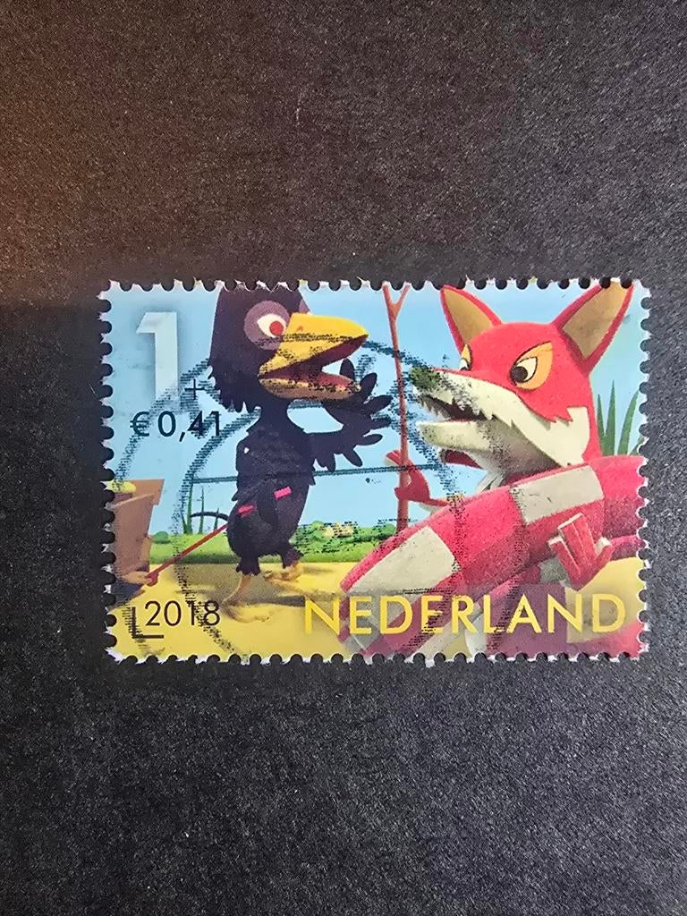 Kinderpostzegel Nederland 2018 - NVPH 3763, Postzegels en Munten, Postzegels | Nederland, Ophalen of Verzenden, Na 1940, Gestempeld