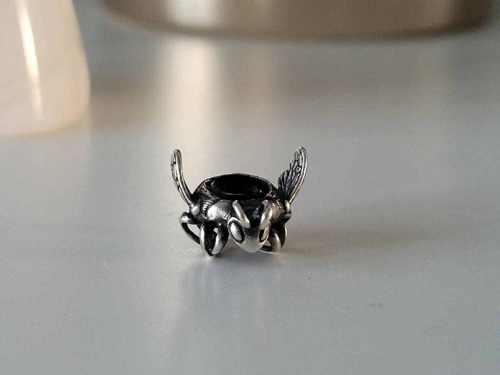 Trollbeads hommel stopper, Sieraden, Tassen en Uiterlijk, Bedels, Ophalen of Verzenden, Nieuw, Zilver, Trollbeads