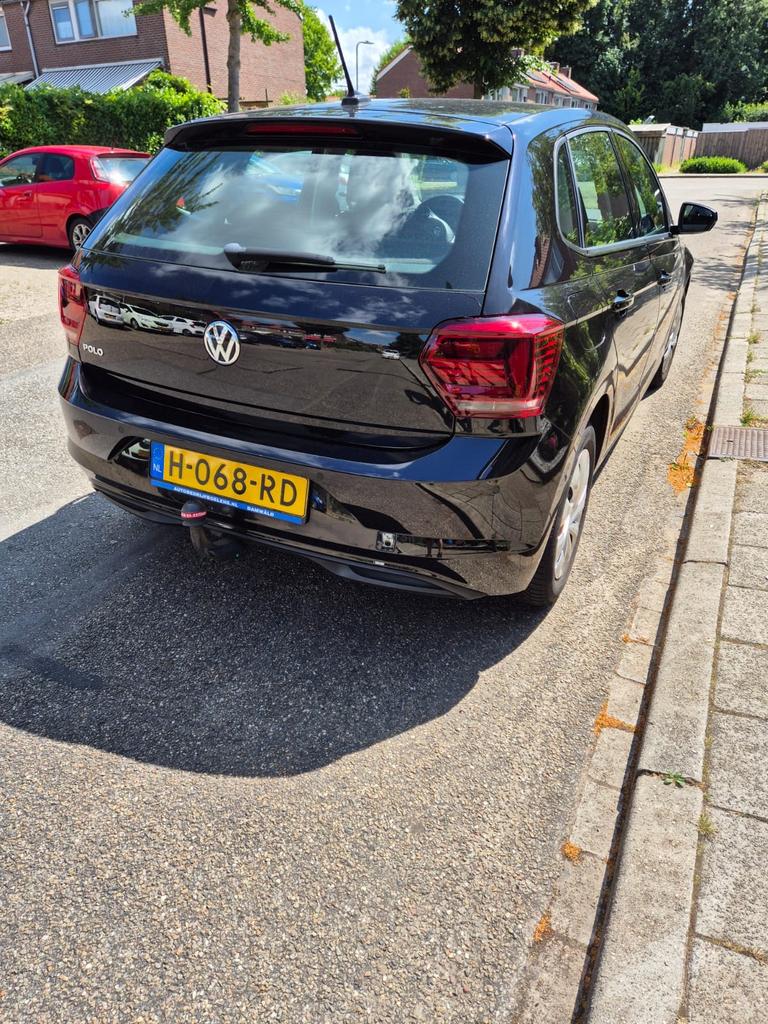 Volkswagen Polo 1.0 TSI 95pk 2020 Zwart, Auto's, Voorwielaandrijving, 95 pk, 1055 kg, Origineel Nederlands