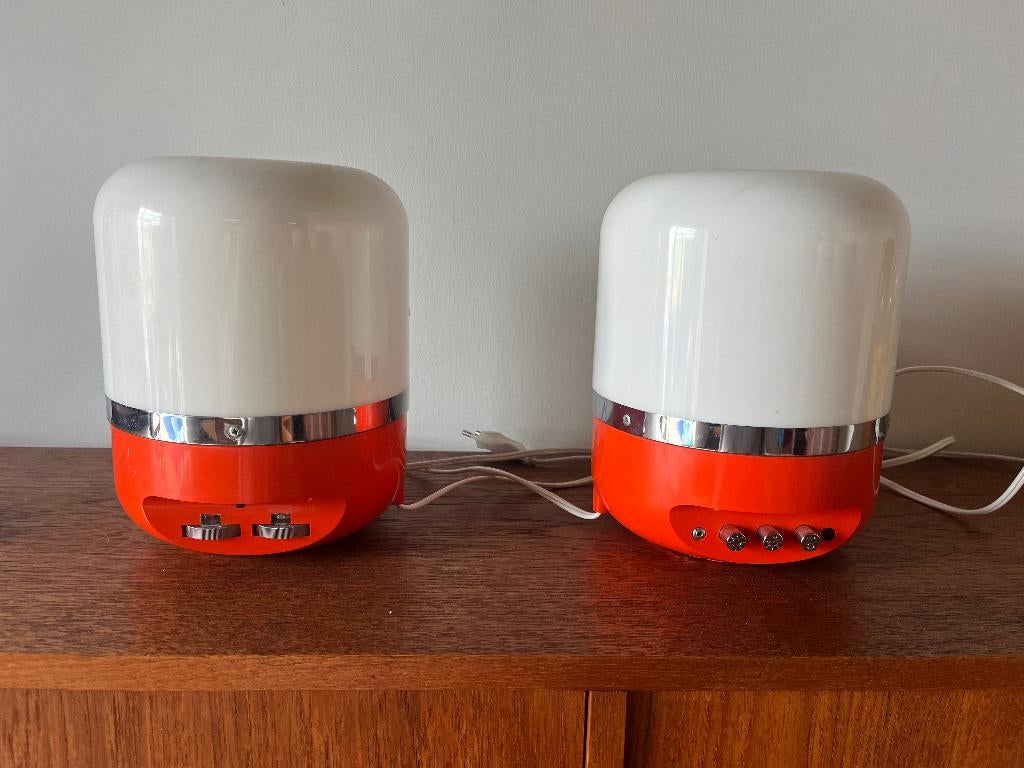 Radio lampada (Europhon, Rampoldi, Space age), Audio, Tv en Foto, Luidsprekers, Zo goed als nieuw, Overige typen, Minder dan 60 watt