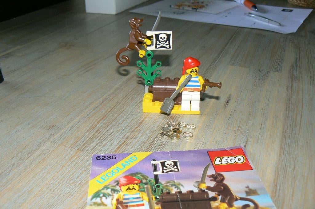 Te koop: Lego Piraten en Ridders 6 stuks met boekjes, Gebruikt, Compleet, Lego, Ophalen of Verzenden