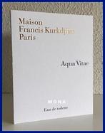 Maison Francis Kurkdjian Aqua Vitae parfum sample proefje, Verzenden, Nieuw