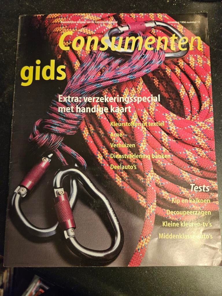 Consumentengids November 1996 - Verzekeringsspecial, Ophalen of Verzenden, Gelezen, Overige typen