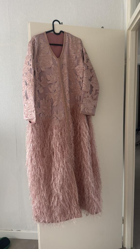 Roze Marokkaanse Avond jurk, Galajurk, Maat 42/44 (L), Ophalen of Verzenden, Zo goed als nieuw