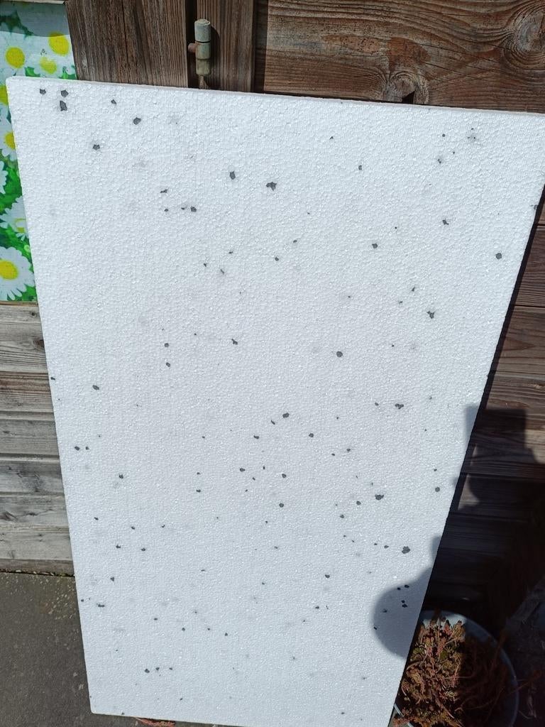 8 Tempex isolatieplaten 100x50x2 cm - Ophalen, Doe-het-zelf en Verbouw, Isolatie en Afdichting, Minder dan 4 cm, Dakisolatie, Gebruikt