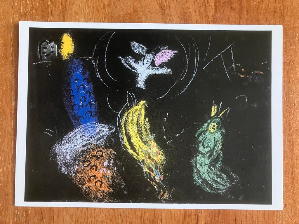 Marc Chagall - Moïse devant le Buisson Ardent, Ophalen of Verzenden, 1980 tot heden, Ongelopen, Cultuur en Media