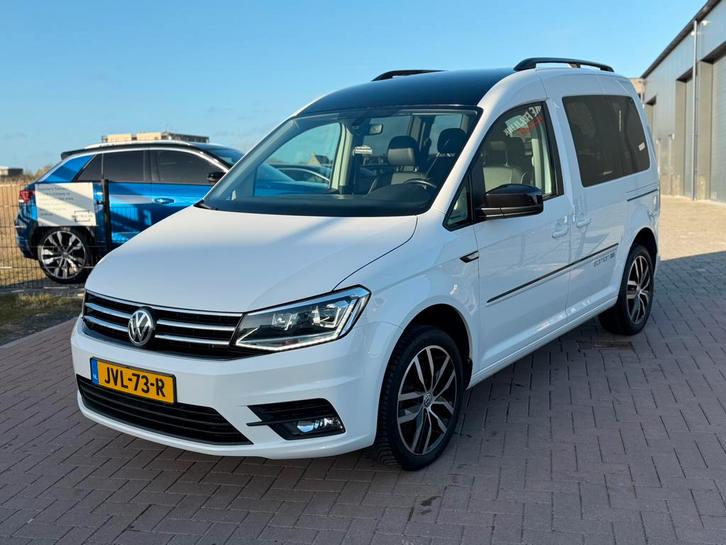 Volkswagen Caddy 1.4 TSI Edition 35 DSG 2017 Uniek!!, Auto's, Bestelauto's, Bedrijf, Adaptieve lichten, Adaptive Cruise Control