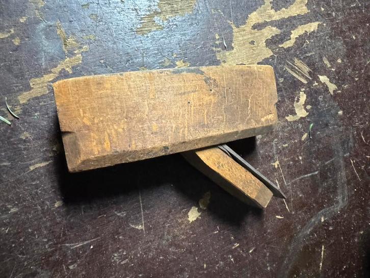 Oude houten schaaf - Vintage gereedschap, Antiek en Kunst, Antiek | Gereedschap en Instrumenten, Ophalen of Verzenden