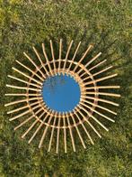 Houten spiegel Rotan zon - Amazon, Ophalen, Rond, Zo goed als nieuw, 75 tot 100 cm