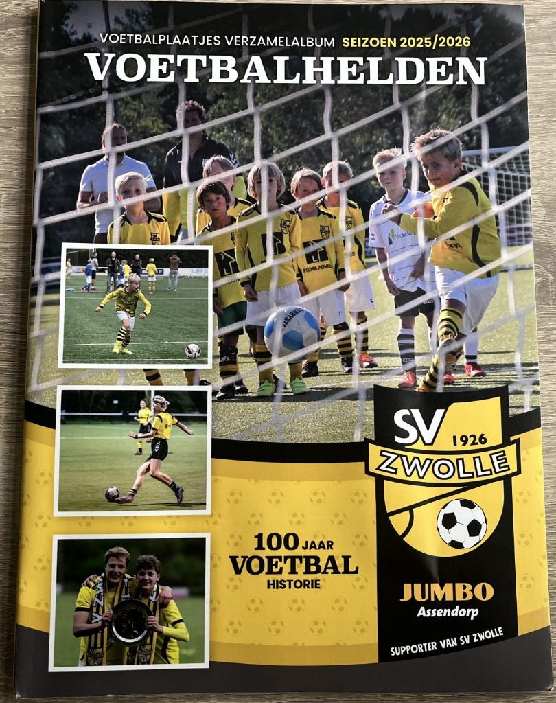Gezocht: Jumbo voetbalplaatjes voetbalhelden van SV Zwolle, Ophalen of Verzenden, Zo goed als nieuw, Overige binnenlandse clubs