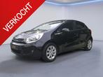 Kia Rio 1.2 CVVT Plus Pack | Airco | Elek Ramen | Recent ond, Auto's, Kia, Euro 5, 4 cilinders, Zwart, Origineel Nederlands